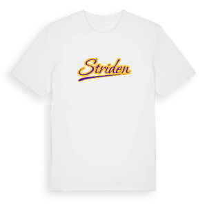 Striden baseball t-shirt – ekologisk bomull t-shirt från PinShirt