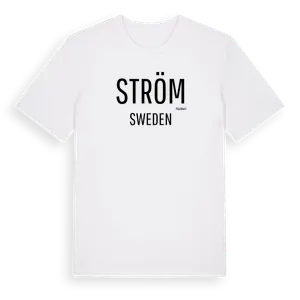 Ström i Sverige t-shirt – ekologisk bomull t-shirt från Pinshirt