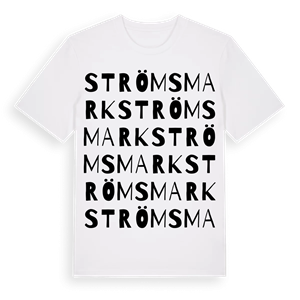 Strömsmark ordlek t-shirt – ekologisk bomull t-shirt från PinShirt