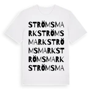 Strömsmark ordlek t-shirt – ekologisk bomull t-shirt från Pinshirt
