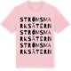 Pink Cotton t-shirt med Strömsmarksätern ordlek t-shirt