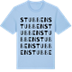 Blue Soul t-shirt med Stubben ordlek t-shirt