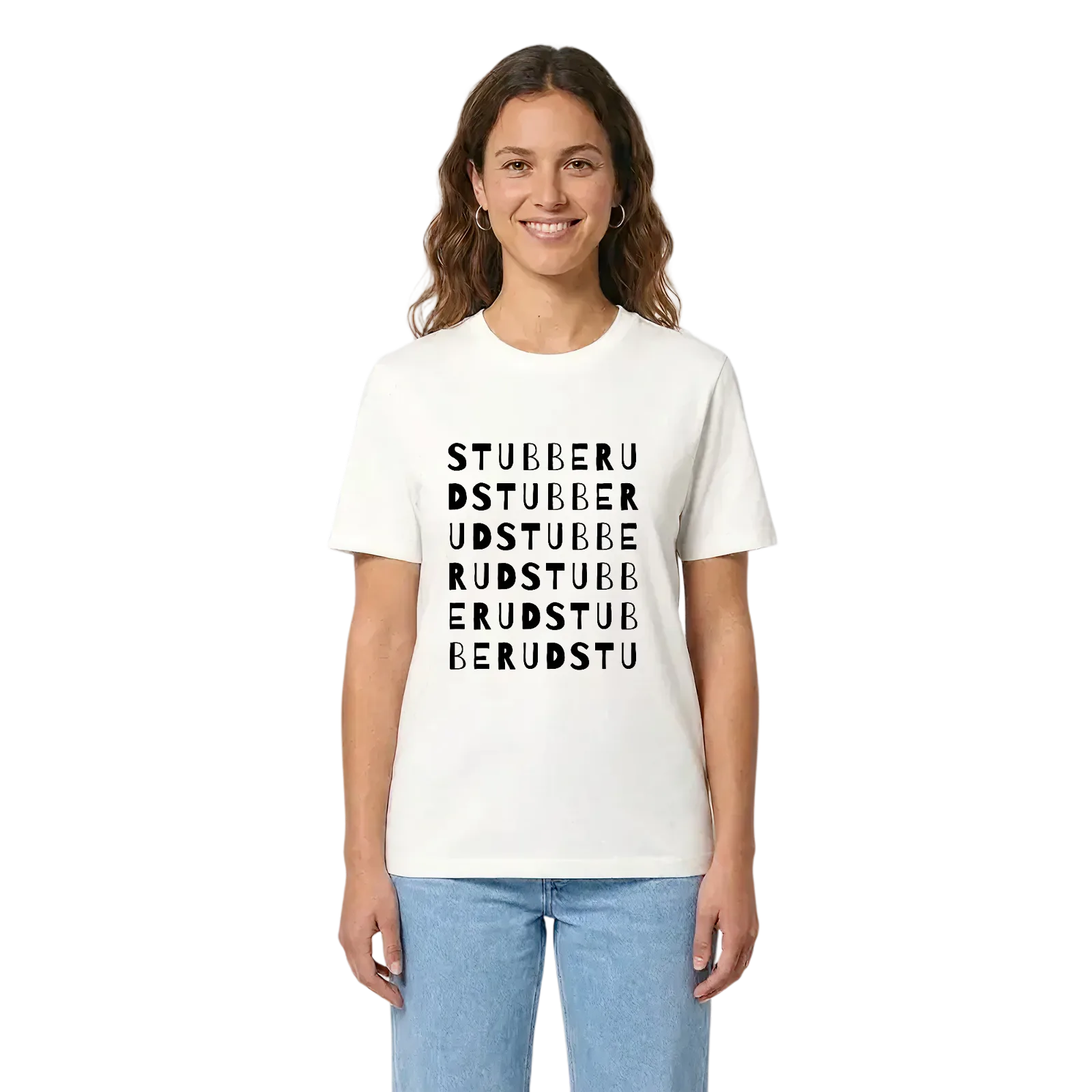 Stubberud ordlek t-shirt – White, i miljö