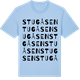 Blue Soul t-shirt med Stugåsen ordlek t-shirt