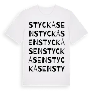 Styckåsen ordlek t-shirt – ekologisk bomull t-shirt från Pinshirt