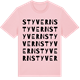 Pink Cotton t-shirt med Styvern ordlek t-shirt