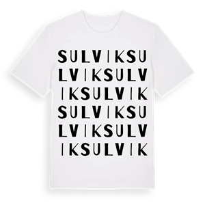 Sulvik ordlek t-shirt – ekologisk bomull t-shirt från PinShirt