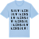 Blue Soul t-shirt med Sulviken ordlek t-shirt