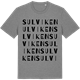 Mid Heather Gray t-shirt med Sulviken ordlek t-shirt