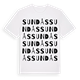 White t-shirt med Sundås ordlek t-shirt