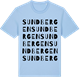 Blue Soul t-shirt med Sundbergen ordlek t-shirt