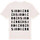 Vintage White t-shirt med Sundbergen ordlek t-shirt