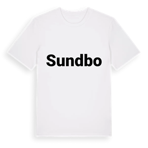 Sundbo fetstil t-shirt – ekologisk bomull t-shirt från PinShirt