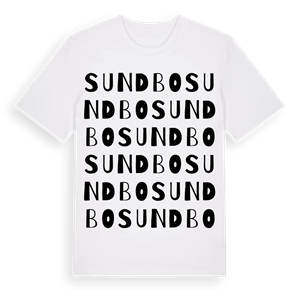 Sundbo ordlek t-shirt – ekologisk bomull t-shirt från PinShirt