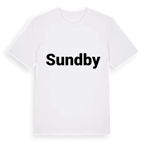 Sundby fetstil t-shirt – ekologisk bomull t-shirt från PinShirt