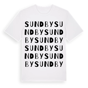 Sundby ordlek t-shirt – ekologisk bomull t-shirt från PinShirt