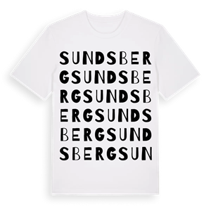 Sundsberg ordlek t-shirt – ekologisk bomull t-shirt från Pinshirt