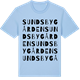 Blue Soul t-shirt med Sundsbygården ordlek t-shirt