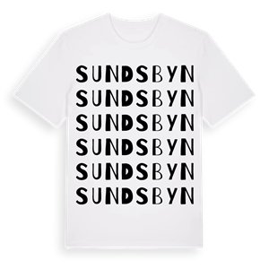 Sundsbyn ordlek t-shirt – ekologisk bomull t-shirt från PinShirt