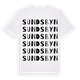 Sundsbyn ordlek t-shirt