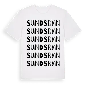 Sundsbyn ordlek t-shirt – ekologisk bomull t-shirt från Pinshirt
