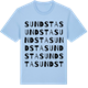 Blue Soul t-shirt med Sundsta ordlek t-shirt