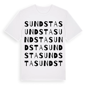 Sundsta ordlek t-shirt – ekologisk bomull t-shirt från PinShirt