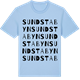 Blue Soul t-shirt med Sundstabyn ordlek t-shirt