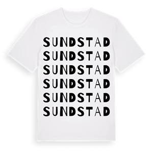 Sundstad ordlek t-shirt – ekologisk bomull t-shirt från PinShirt