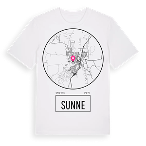 Sunne t-shirt – ekologisk bomull t-shirt från PinShirt