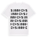 Sunnhem ordlek t-shirt