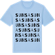 Blue Soul t-shirt med Sunsa ordlek t-shirt