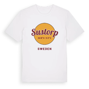 Sustorp cirkel t-shirt – ekologisk bomull t-shirt från PinShirt