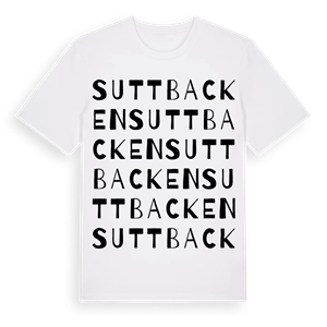 Suttbacken ordlek t-shirt – ekologisk bomull t-shirt från PinShirt