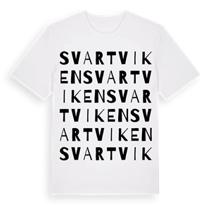 Svartviken ordlek t-shirt – ekologisk bomull t-shirt från PinShirt