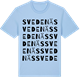 Blue Soul t-shirt med Svedenäs ordlek t-shirt