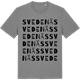 Mid Heather Gray t-shirt med Svedenäs ordlek t-shirt