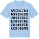 Blue Soul t-shirt med Svenkerud ordlek t-shirt