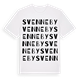 White t-shirt med Svenneby ordlek t-shirt