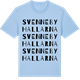 Blue Soul t-shirt med Svennebyhallarna ordlek t-shirt