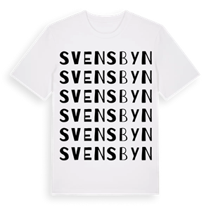 Svensbyn ordlek t-shirt – ekologisk bomull t-shirt från PinShirt
