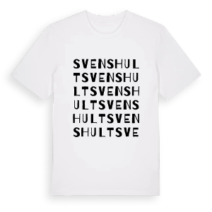 Svenshult ordlek t-shirt – ekologisk bomull t-shirt från PinShirt
