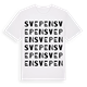 Svepen ordlek t-shirt