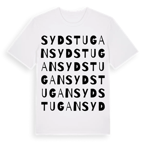 Sydstugan ordlek t-shirt – ekologisk bomull t-shirt från PinShirt