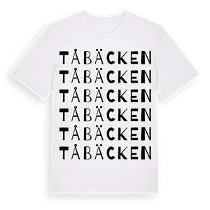 Tåbäcken ordlek t-shirt – ekologisk bomull t-shirt från PinShirt