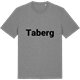 Mid Heather Gray t-shirt med Taberg fetstil t-shirt