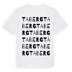 Taberg ordlek t-shirt – ekologisk bomull t-shirt från Pinshirt