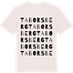 Vintage White t-shirt med Taborsberg ordlek t-shirt