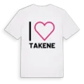 Jag älskar Takene t-shirt stort tryck