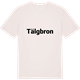 Vintage White t-shirt med Tälgbron fetstil t-shirt